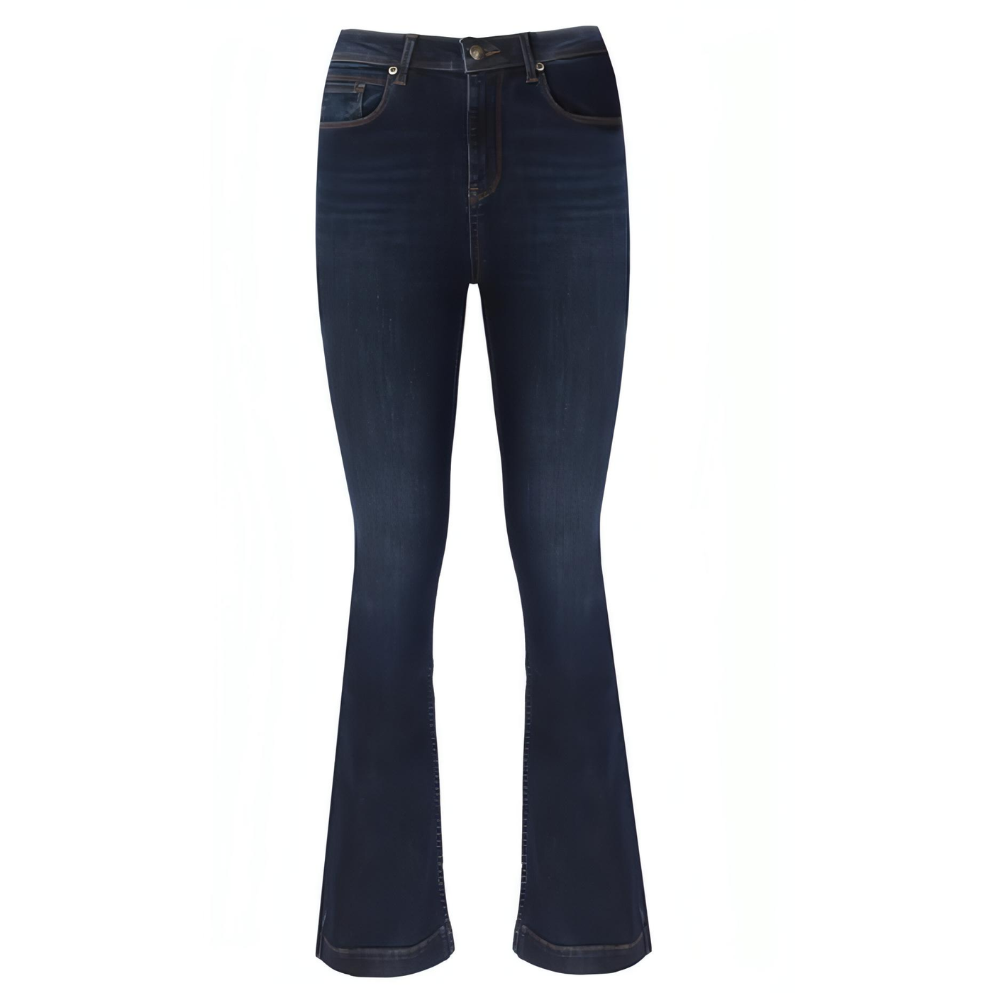 WB Jeans Dames flare jeans Dark Blue
