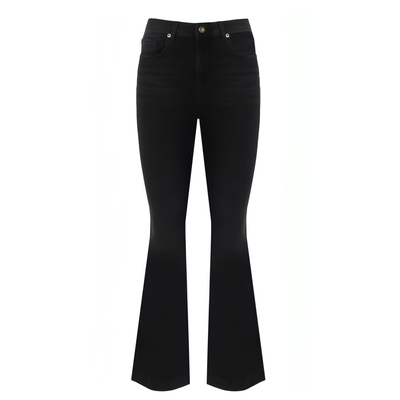 WB Jeans Dames flare jeans Mid Black