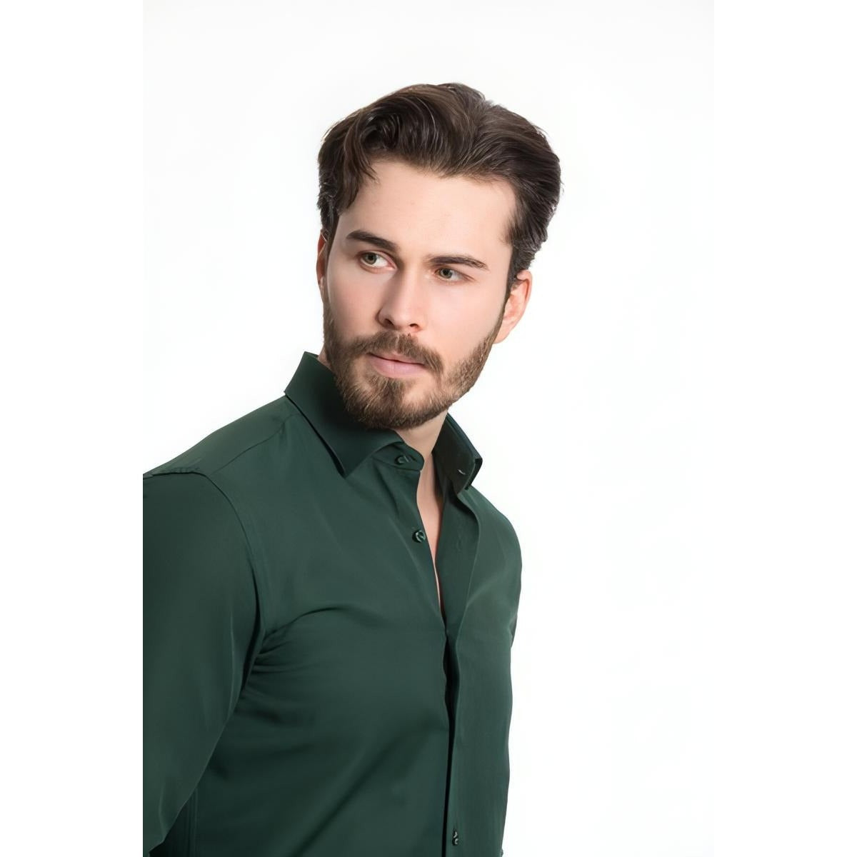 Baurotti Overhemd Slim Fit Groen