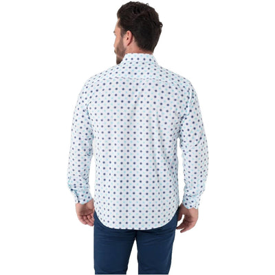 Shirt Herren Blaue Grafik