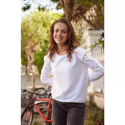 Webbluse Bequemes Damen-Sweatshirt mit Wattierung
